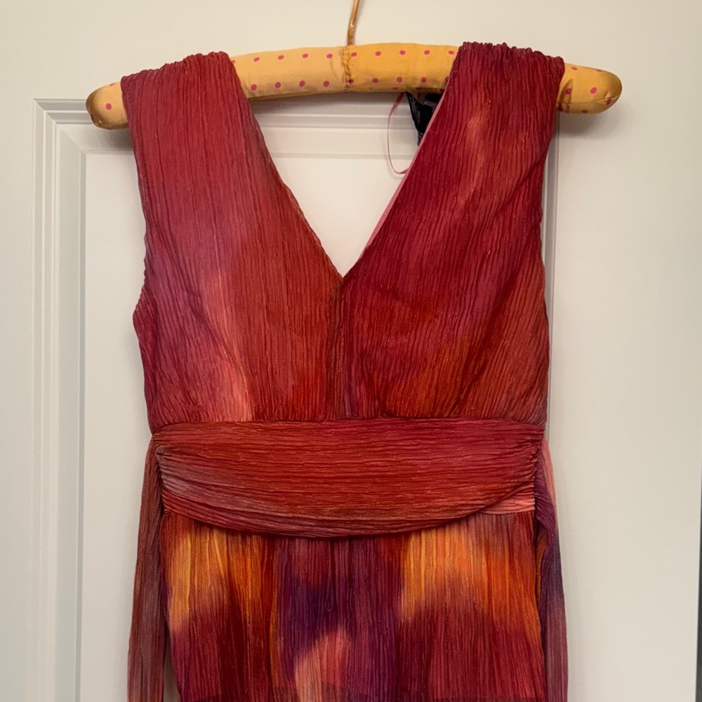 Vibrant Open Back Blouse